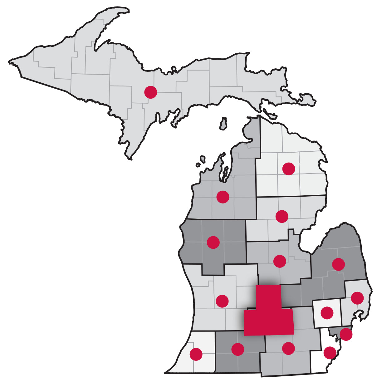 Michigan Map region I